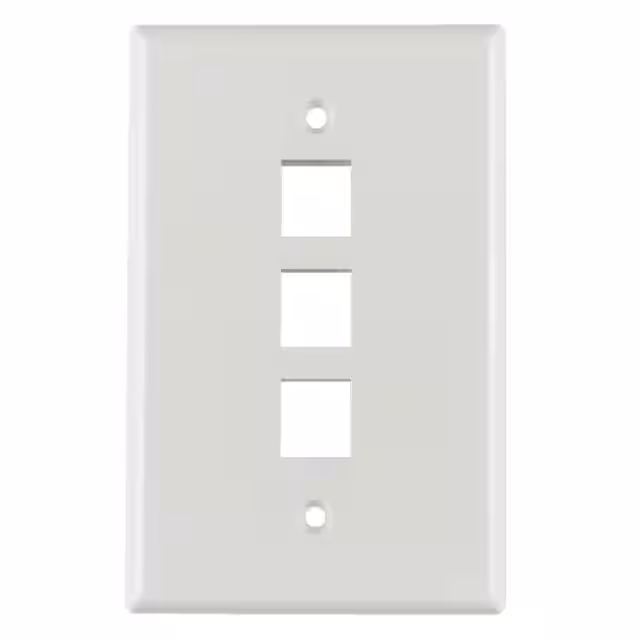 FPMTRIPLE-W HellermannTyton  Cadres de plaques frontales Keystone